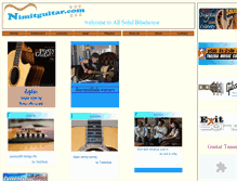 Tablet Screenshot of nimitguitar.com